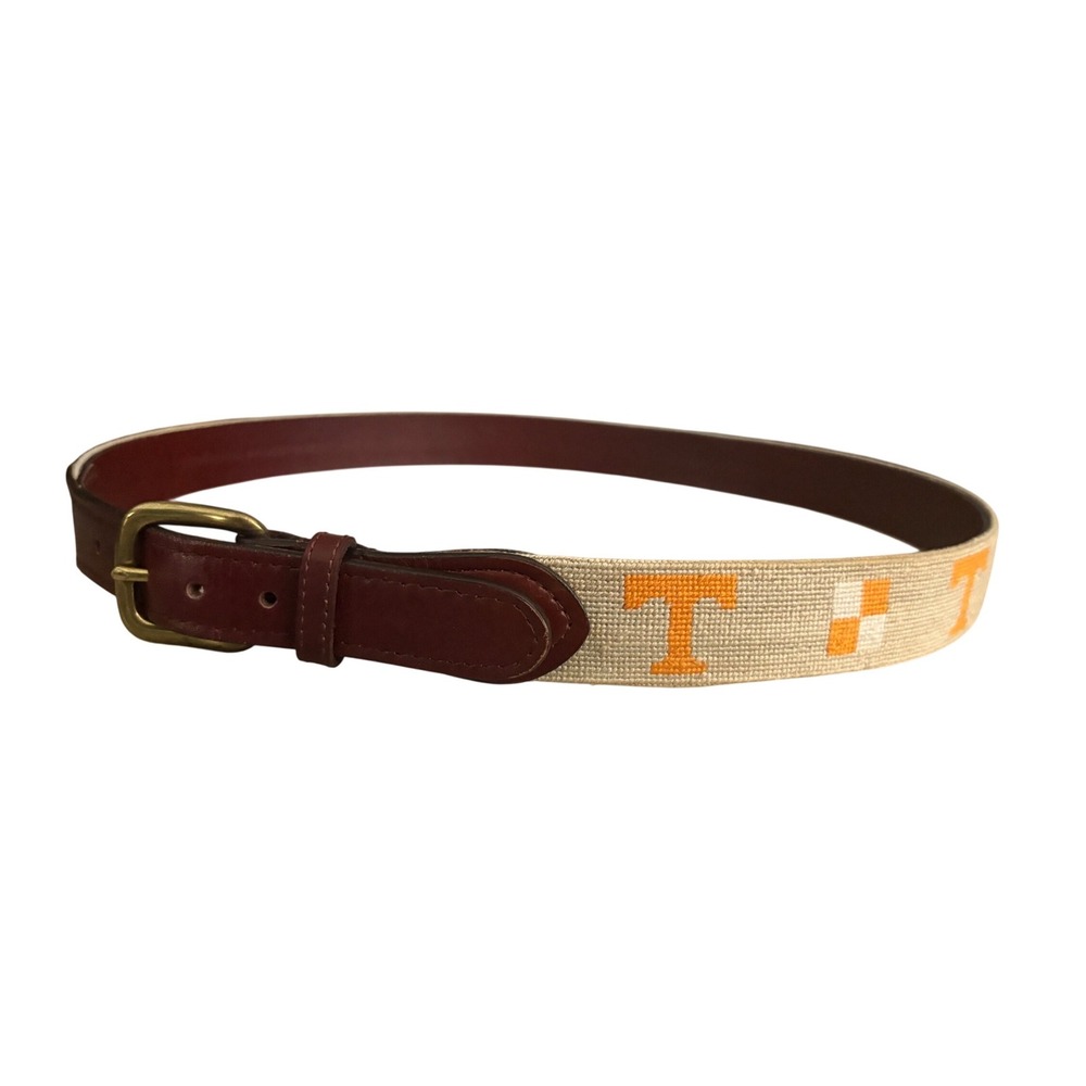 Smathers & Branson University of Tennessee Volunteers Needlepoint Belt Size 38